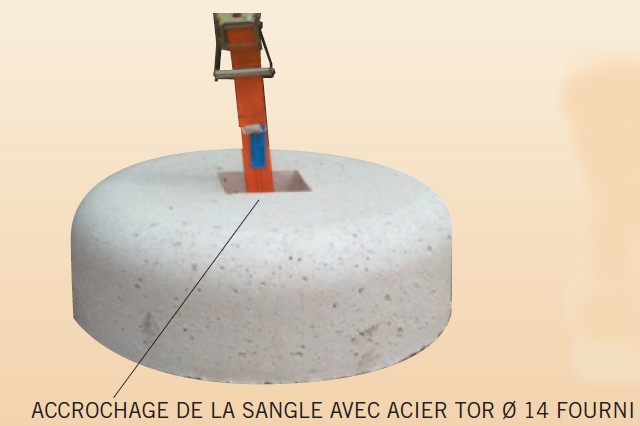 Lest béton GM 72Kg